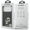Etui Karl Lagerfeld IML Aquarelle Karl   & Choupette & Logo MagSafe do iPhone 17 Pro czarny